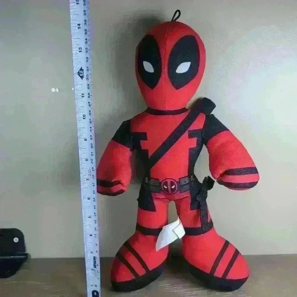 Marvel Comics 'Deadpool' 14  Inch Stuffed Plush Toy - Used But Still Awesome! - Picture 2 of 6